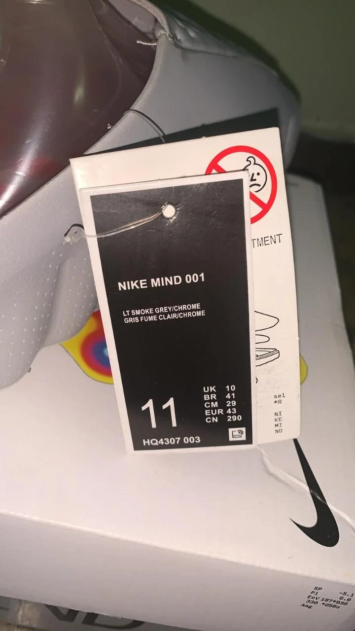 Nike Mind 001 Light Smoke Grey Nuevas New Talla Size 43 11 – photo 8